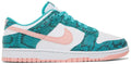 Nike Dunk Low 'Washed Teal Snakeskin'