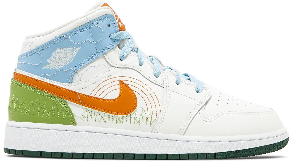 2022 Air Jordan 1 Mid SE GS 'Stitch'