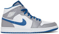 Air Jordan 1 Mid 'Cement True Blue'