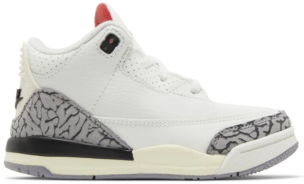 2023 Air Jordan 3 Retro TD 'White Cement Reimagined'