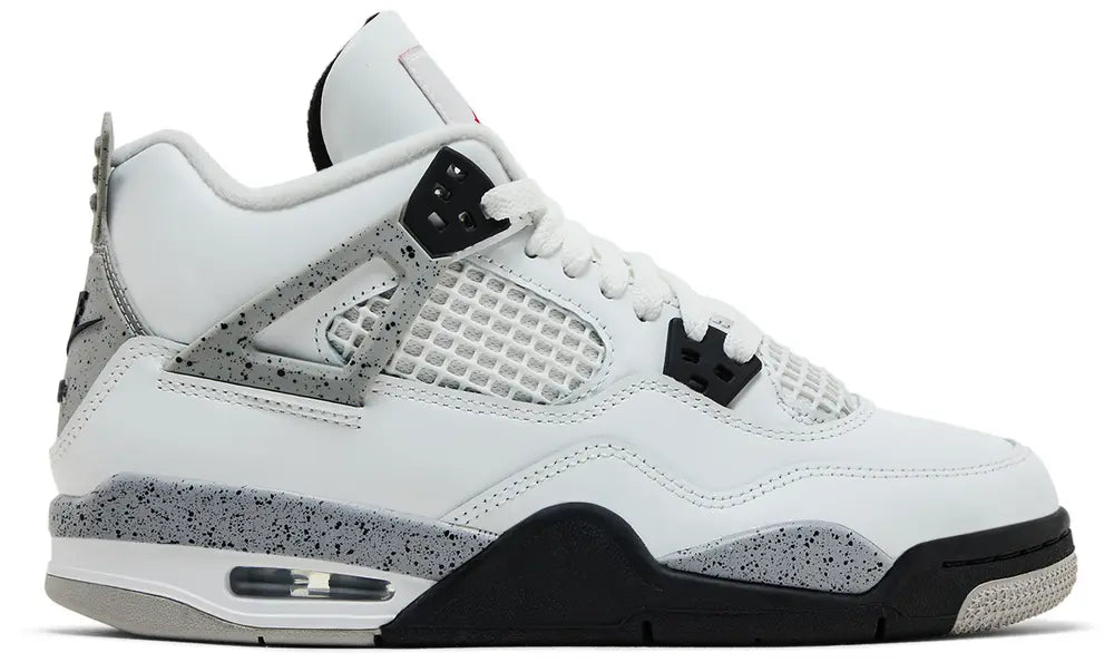 2025 Air Jordan 4 Retro OG GS 'White Cement'