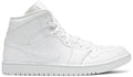 Air Jordan 1 Mid 'Triple White' 2020