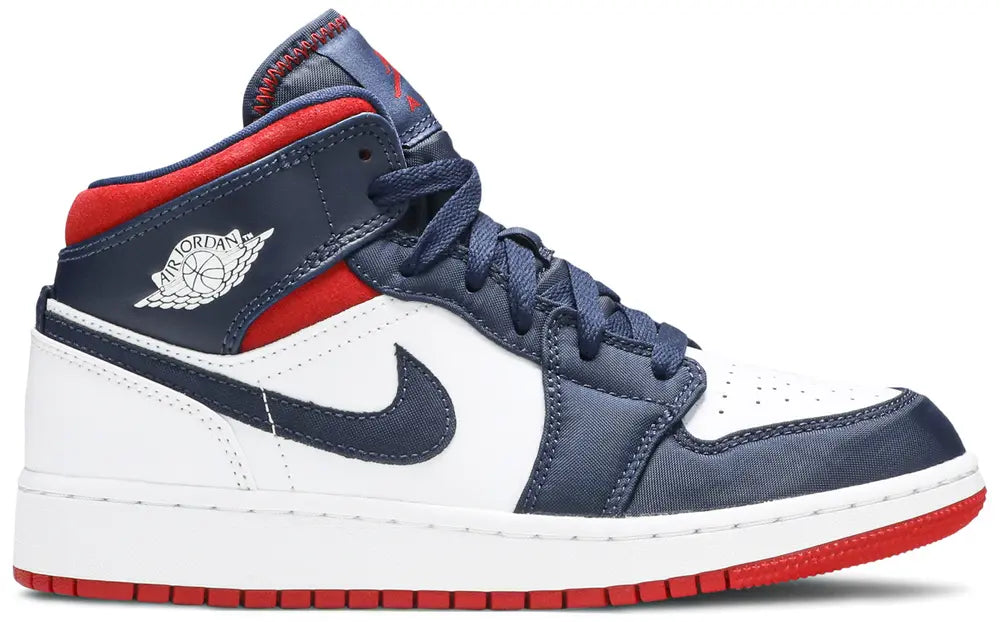 2020 Air Jordan 1 Mid GS 'USA Olympic'