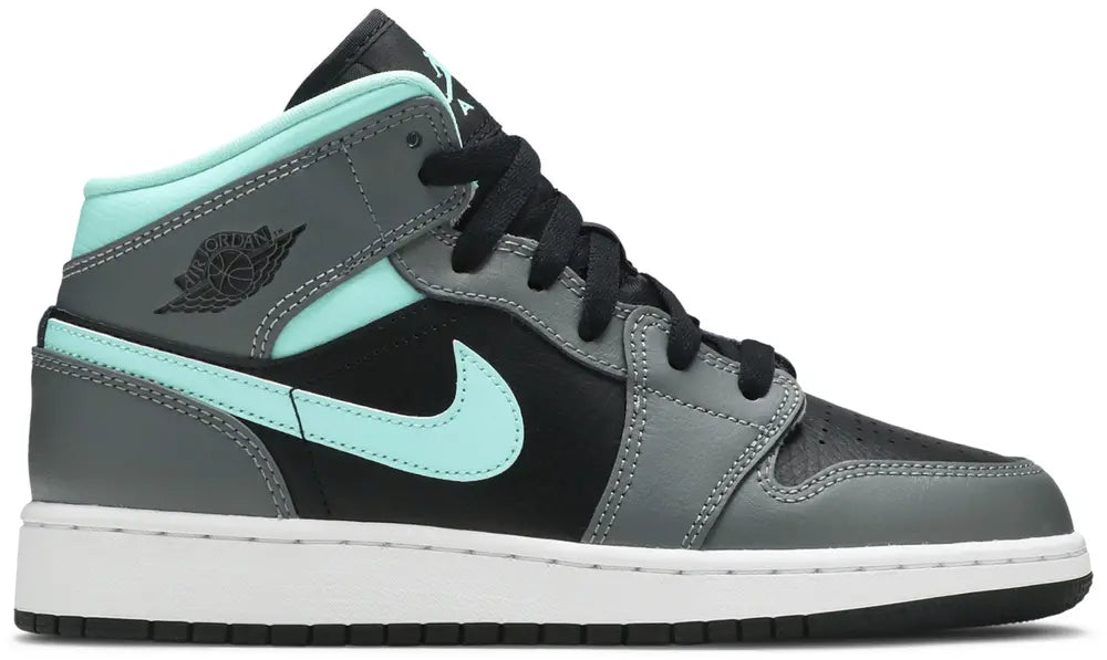 2020 Air Jordan 1 Mid GS 'Grey Aqua'