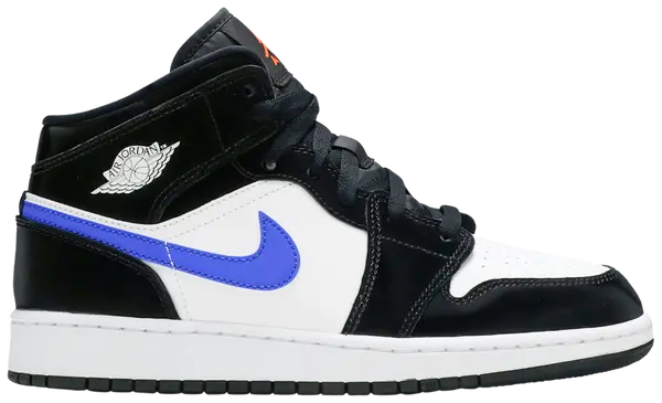 2020 Air Jordan 1 Mid GS 'Black Racer Blue'