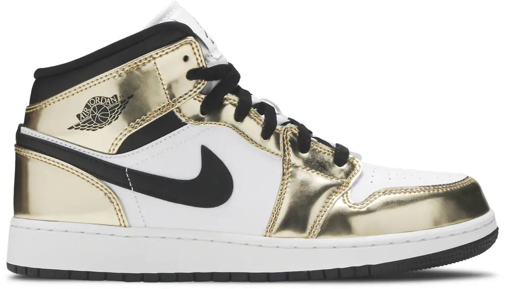 2020 Air Jordan 1 Mid SE GS 'Metallic Gold'