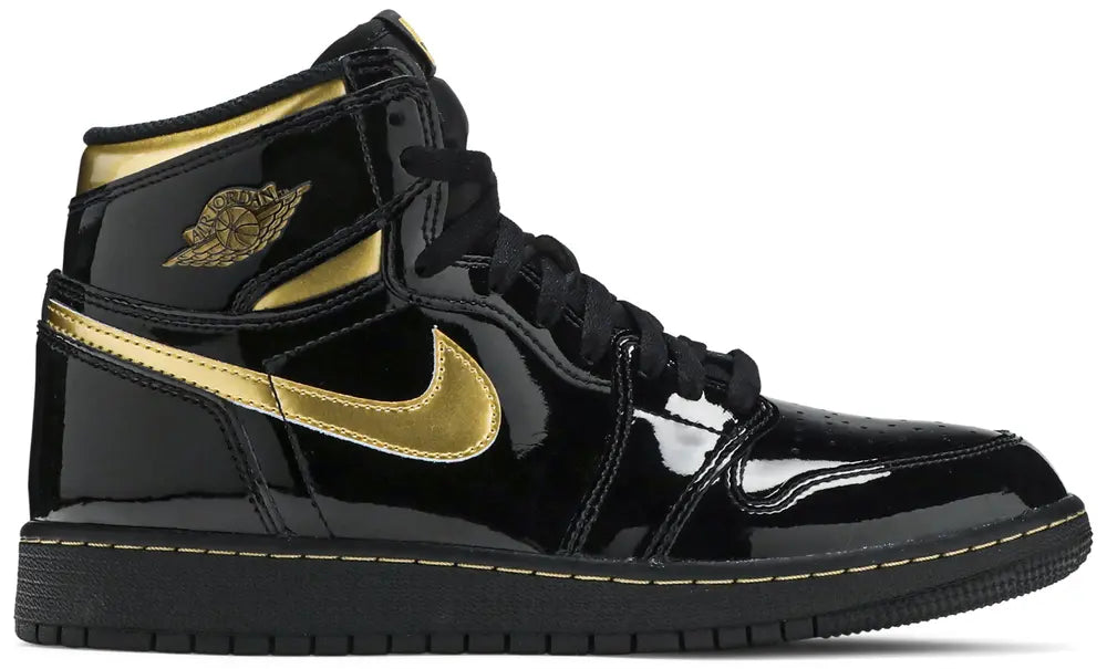 2020 Air Jordan 1 Retro High OG GS 'Black Metallic Gold'