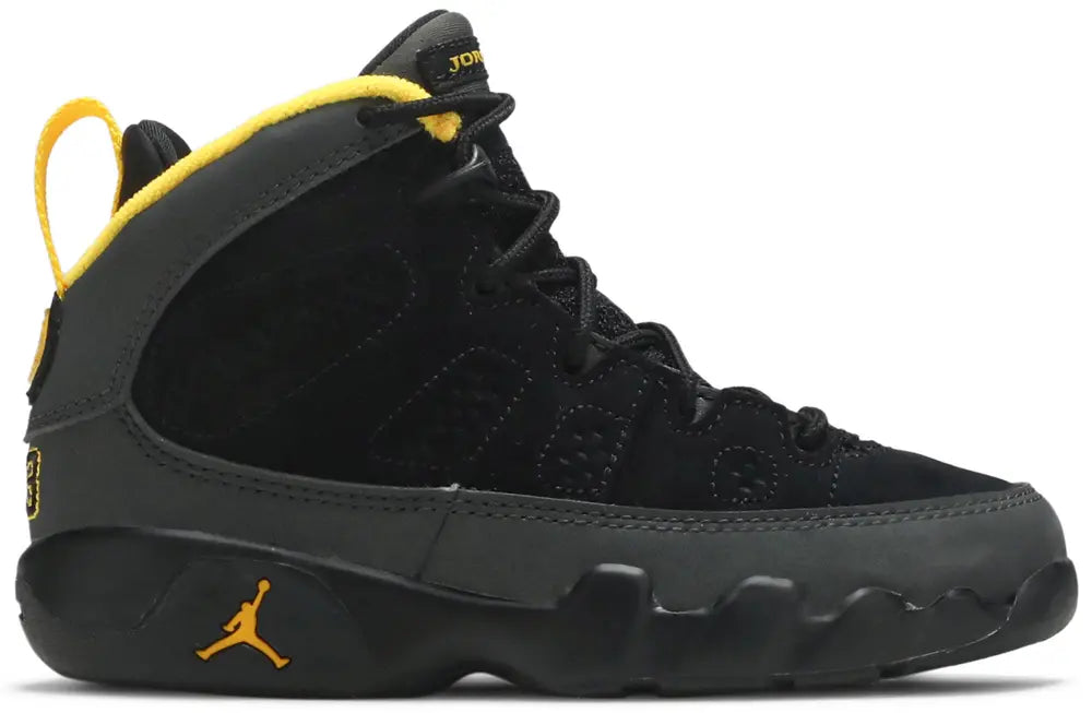 2021 Air Jordan 9 Retro PS 'Dark Charcoal University Gold'