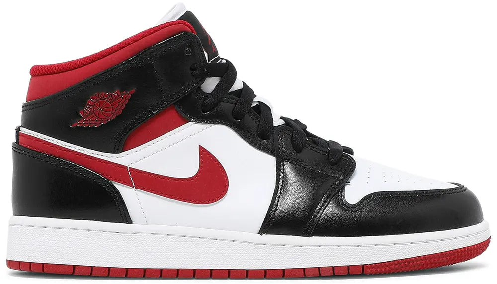 2021 Air Jordan 1 Mid GS 'Black Gym Red'