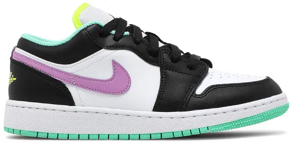 Air Jordan 1 Low GS 'White Violet Shock'