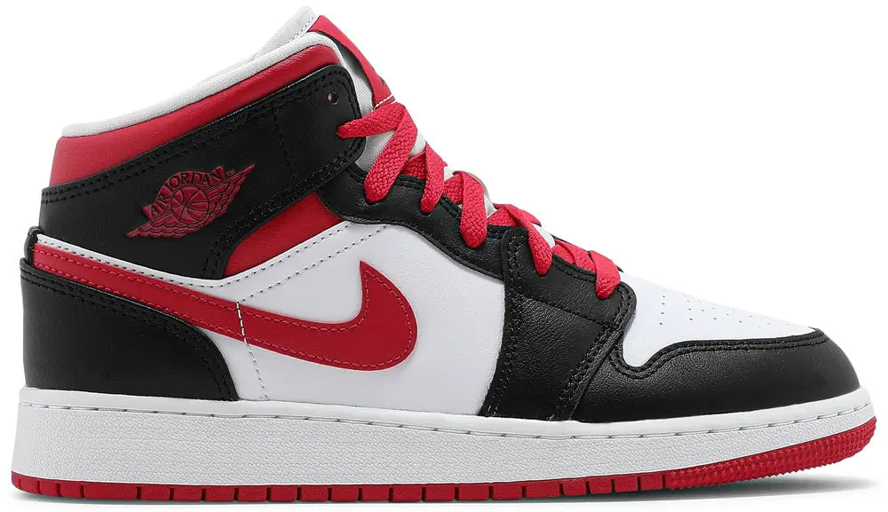 2021 Air Jordan 1 Mid GS 'White Very Berry'