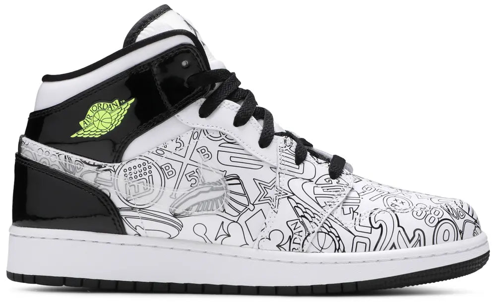 2021 Air Jordan 1 Mid SE GS 'DIY'