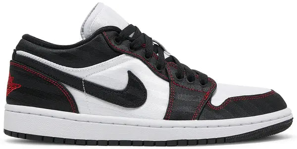 Wmns Air Jordan 1 Low SE Utility 'White Black Red'