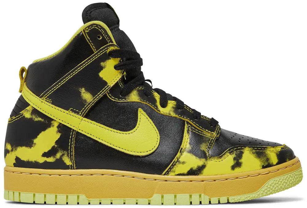 2022 Nike Dunk High 1985 'Yellow Acid Wash'
