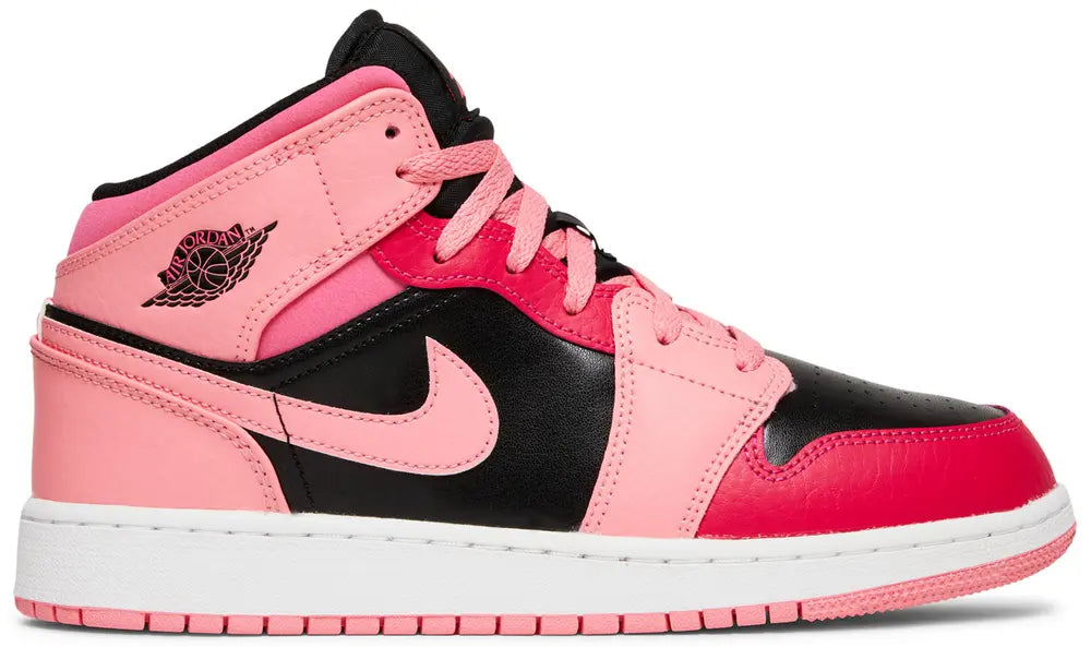 2021 Air Jordan 1 Mid GS 'Coral Chalk