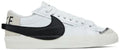 Nike Wmns Blazer Low Jumbo 'White Black'