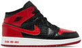 2022 Air Jordan 1 Mid SS GS 'Black + Red = Bred