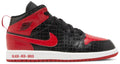 2022 Air Jordan 1 Mid SS PS 'Black + Red = Bred