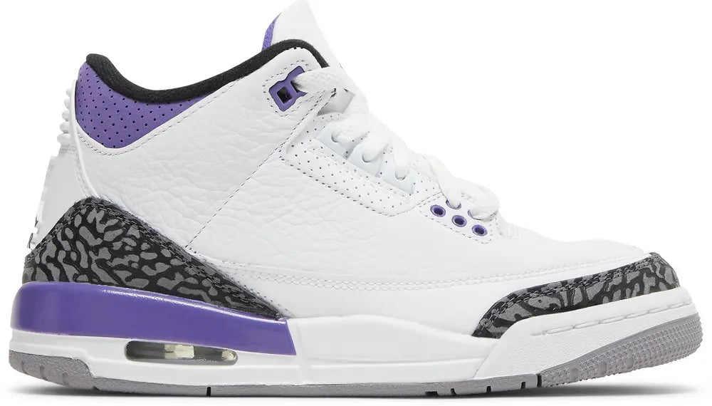 2022 Air Jordan 3 Retro GS 'Dark Iris'