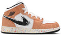 Air Jordan 1 Mid SE GS 'Brushstroke Paint Splatter'
