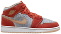Air Jordan 1 Mid SE GS 'Denim Red'