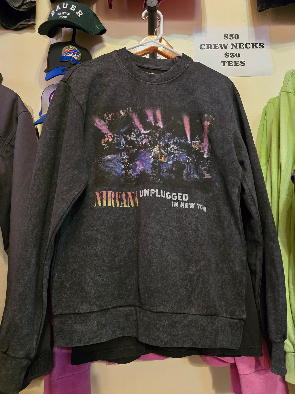 Nirvana Unplugged in New York Crewneck