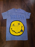 Nirvana Blue Smiley Tshirt