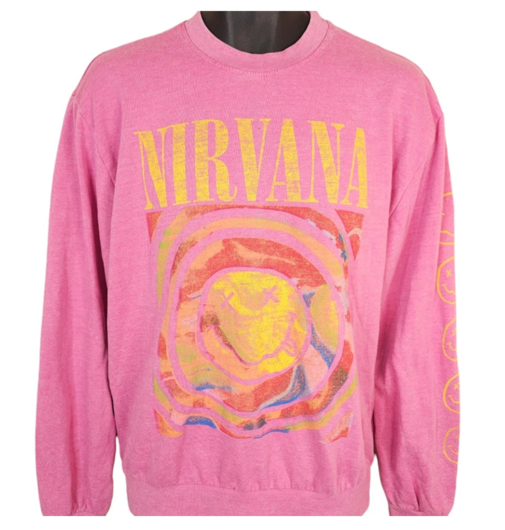 Nirvana Crewneck Pink