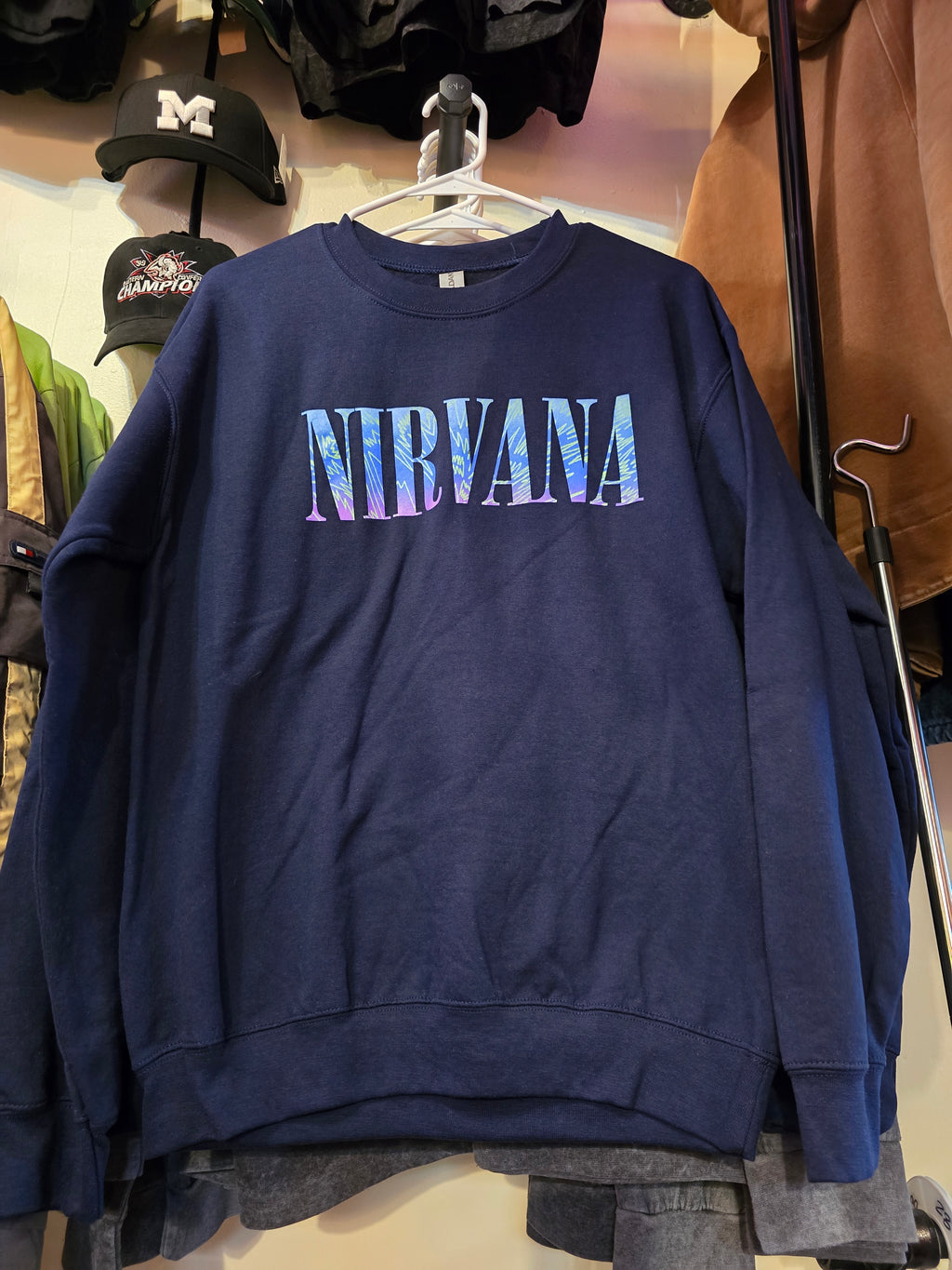Nirvana Crewneck Navy